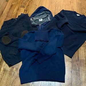 Men’s Sweater Bundle Lot Size L J.Crew Gap Land’s End Sweaters and Hoodie